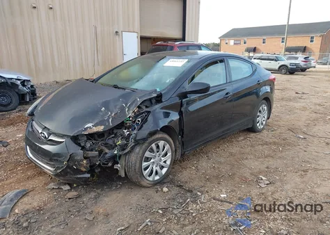 2013 Hyundai Elantra Gls/Limited z USA, uszkodzony, nr VIN KMHDH4AE9DU649060